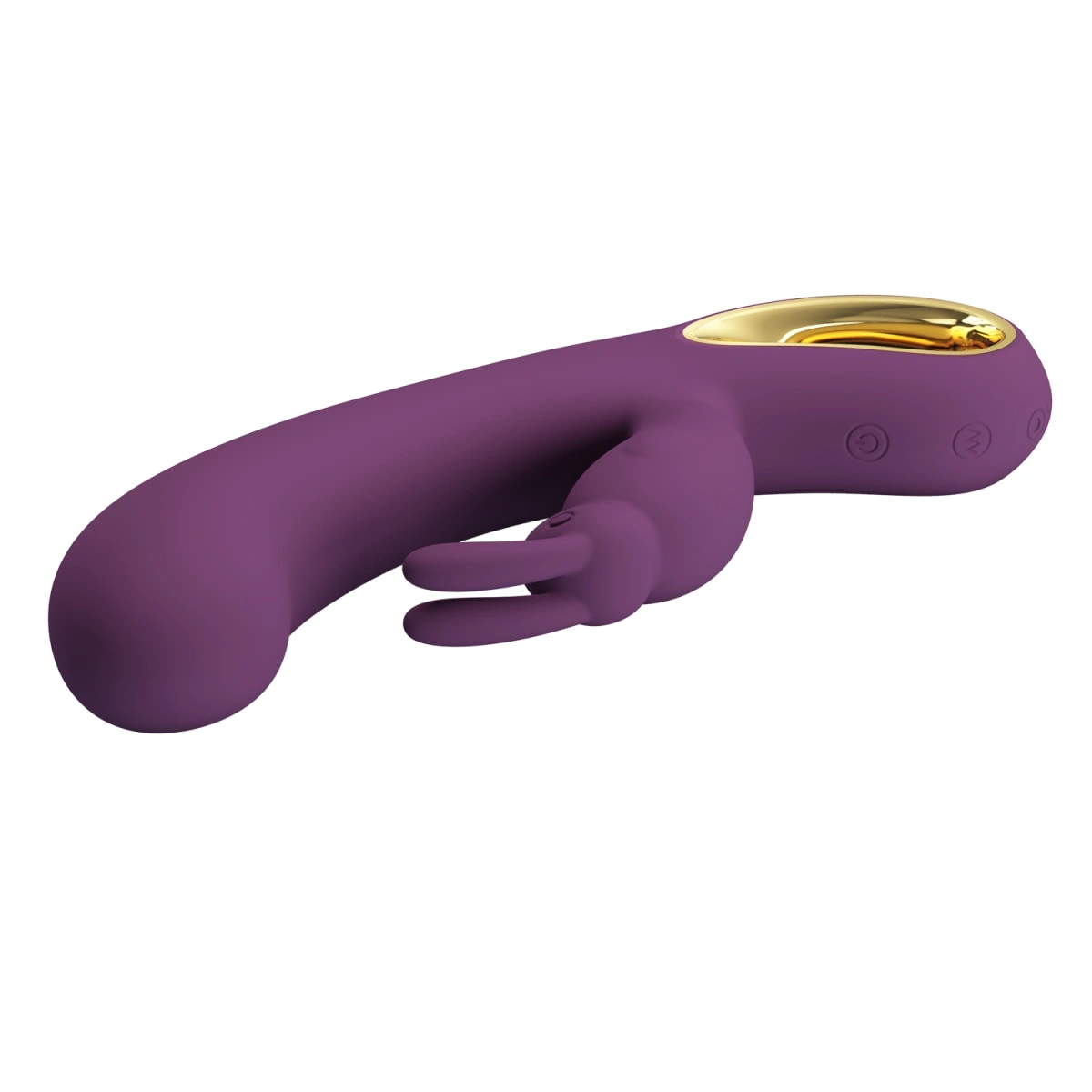 Vibrator Iepuras Liam, 12 Moduri Vibratii, Bluetooth Control, Silicon, USB, Mov, 21 cm, #3, Erotic24.ro