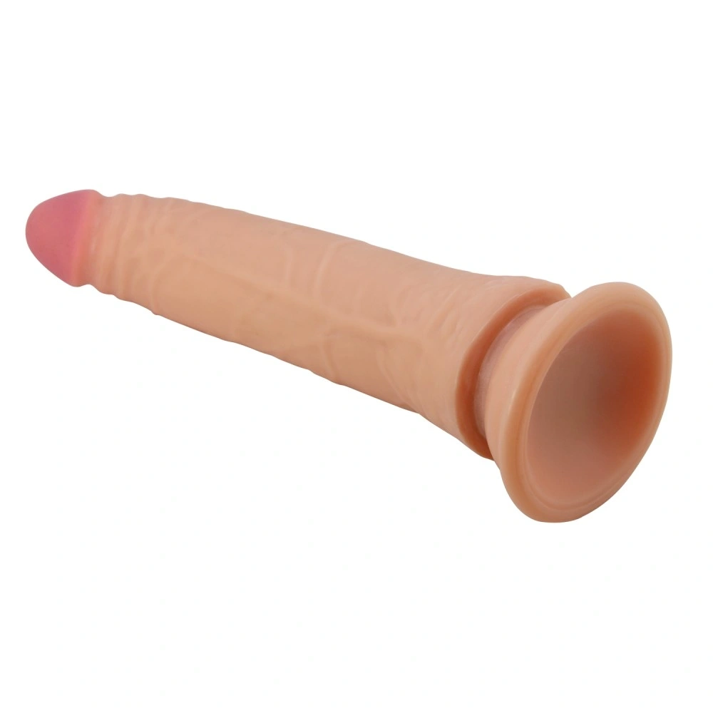 Dildo Pretty Love Cable, Bendable, TPR Sliding, Natural, 21 cm, #7, Erotic24.ro