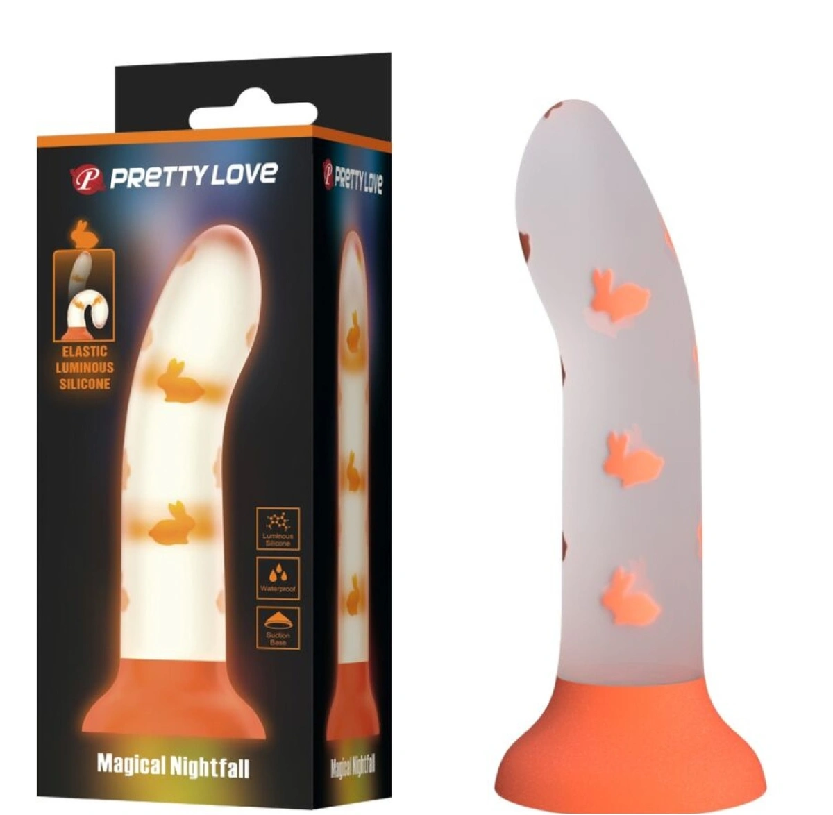 Dildo Magical Nightfall, Luminous Silico in SexShop KUR Romania