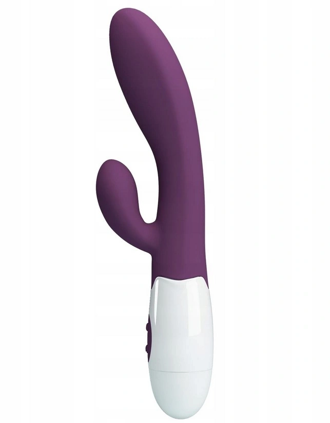 Vibrator Iepuras Alvis, 30 Moduri Vibratii, Silicon, Mov, 20 cm, Nr. 2, Erotic24.ro