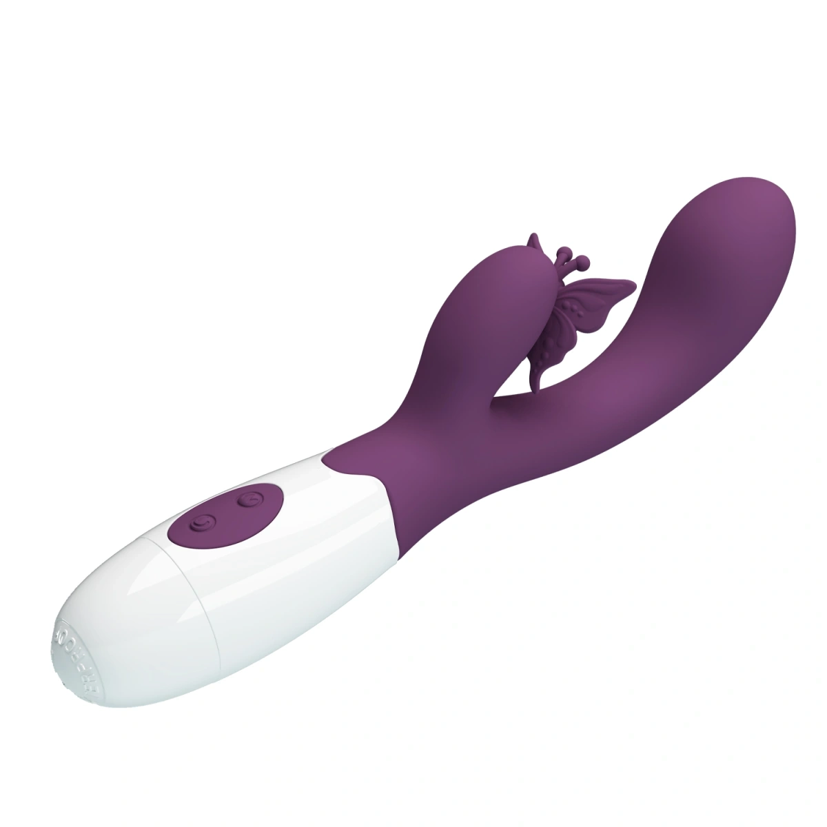 Vibrator Iepuras Butterfly Kiss, 30 Moduri Vibratii, Silicon, Mov, 19.9 cm, #6, Erotic24.ro