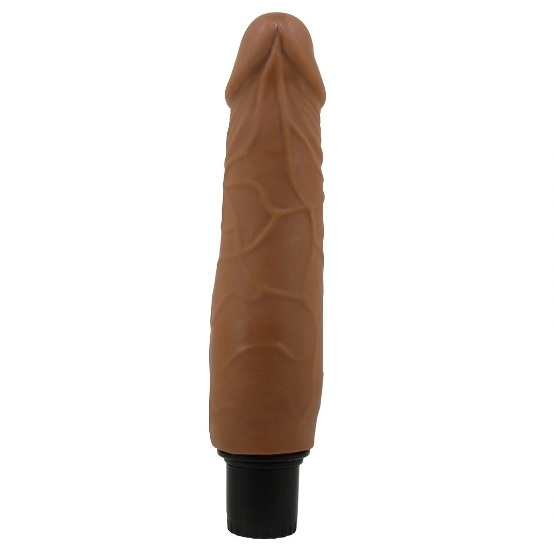 Vibrator Waldorf Baile Sliding Skin Vibrator, TPR, Maro 21.5 cm, Nr. 2, Erotic24.ro