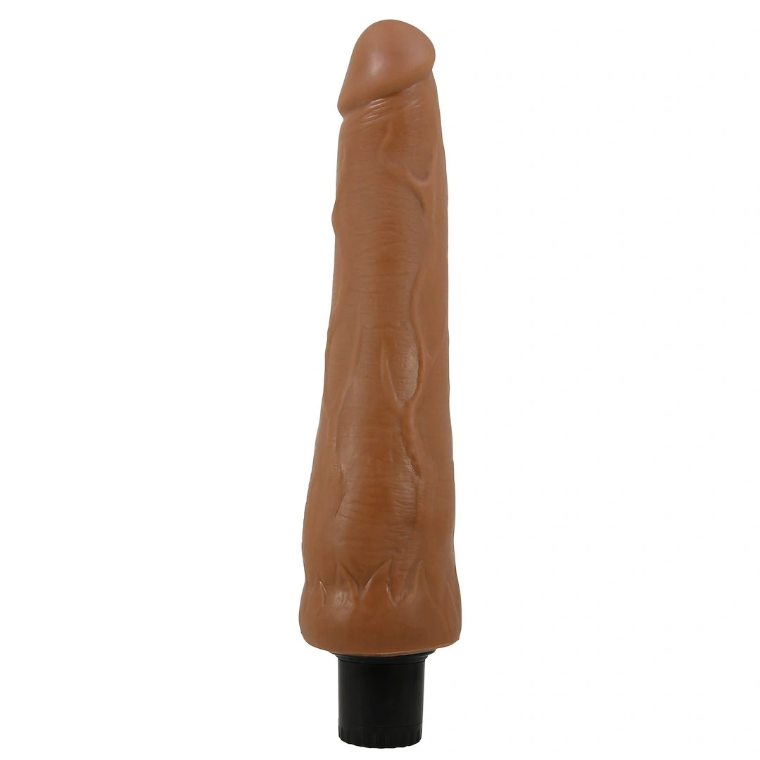 Vibrator Alfredo Baile Sliding Skin Vibrator, TPR, Maro 25 cm