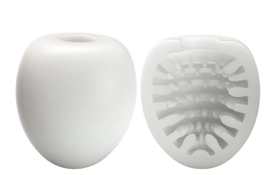 Ou Masturbator Bourbon Charming Barrel, TPE, Alb, Nr. 4, Erotic24.ro