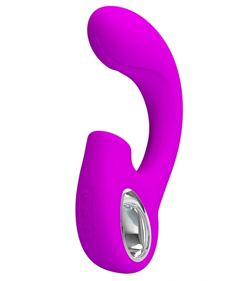 Vibrator Sibel, 10 Moduri Vibratii, 10 Moduri Tapare, Silicon, USB, Mov, 15.5 cm, #4, Erotic24.ro