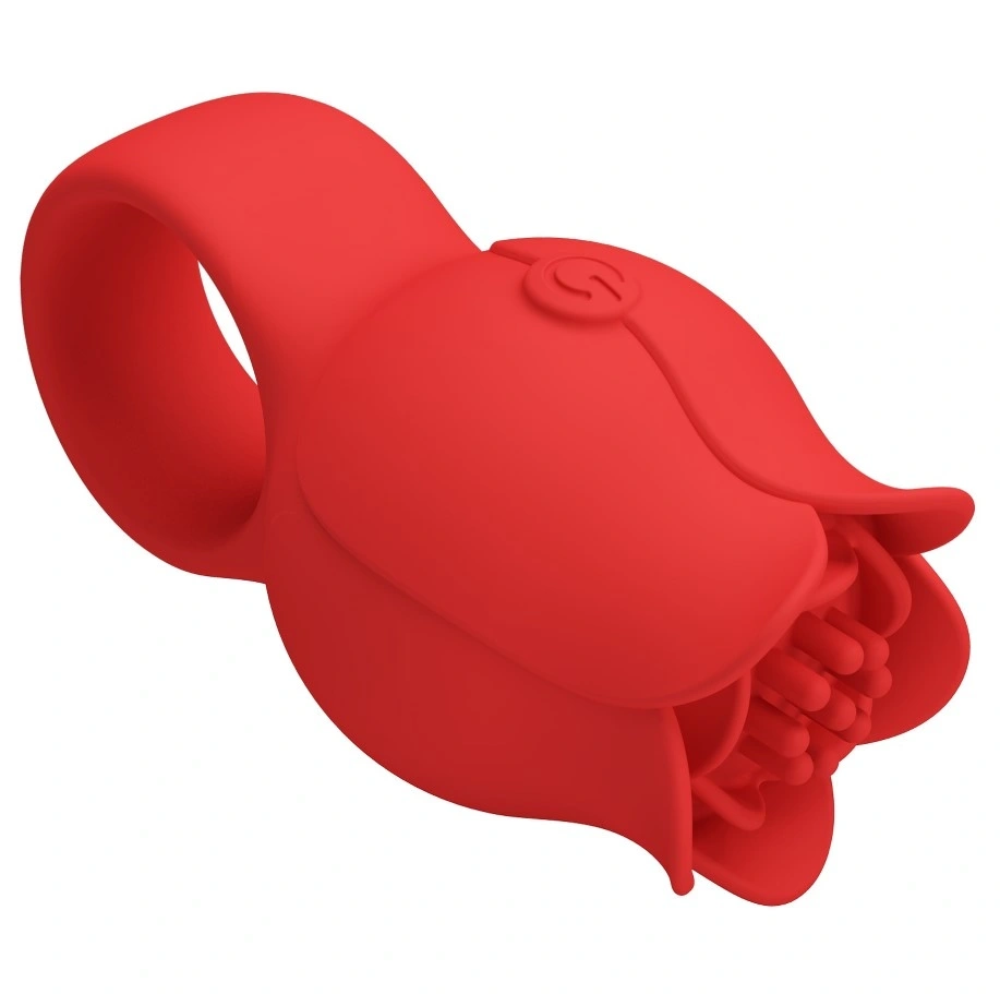 Mini Vibrator Jae, 10 Moduri Vibratii, Silicon, Incarcare Magnetica, Rosu, Nr. 6, Erotic24.ro