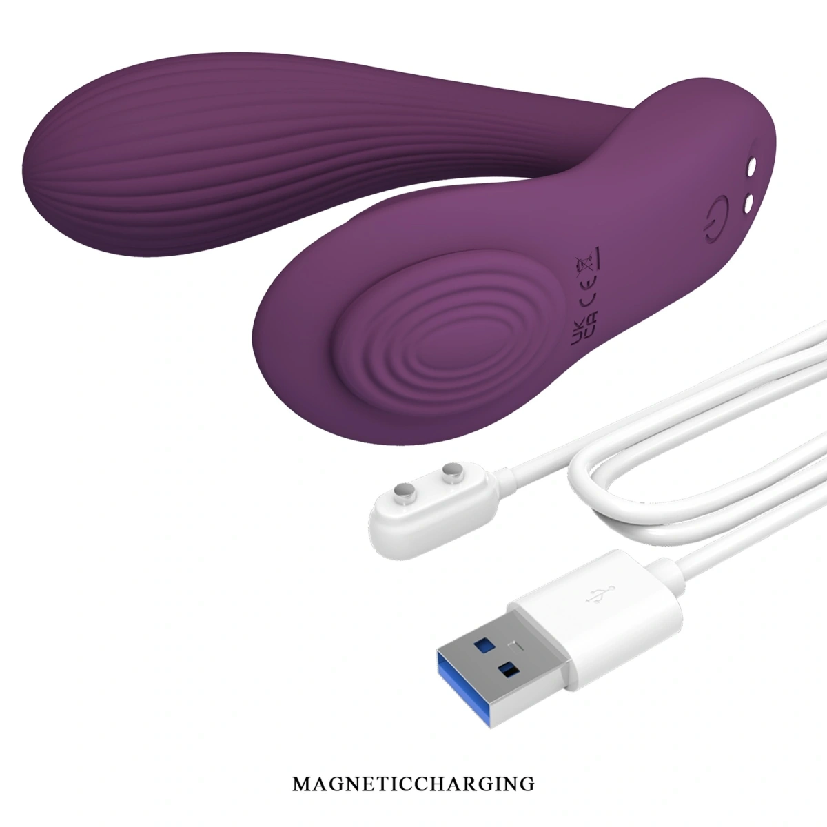 Vibrator Wearable Franz, Bluetooth Control, Mobile App, Silicon, USB, Mov, 11 cm, #9, Erotic24.ro