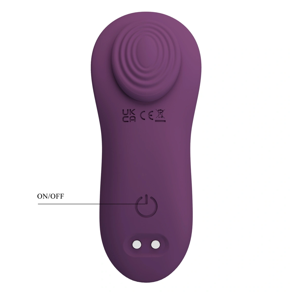 Vibrator Wearable Franz, Bluetooth Control, Mobile App, Silicon, USB, Mov, 11 cm, #6, Erotic24.ro