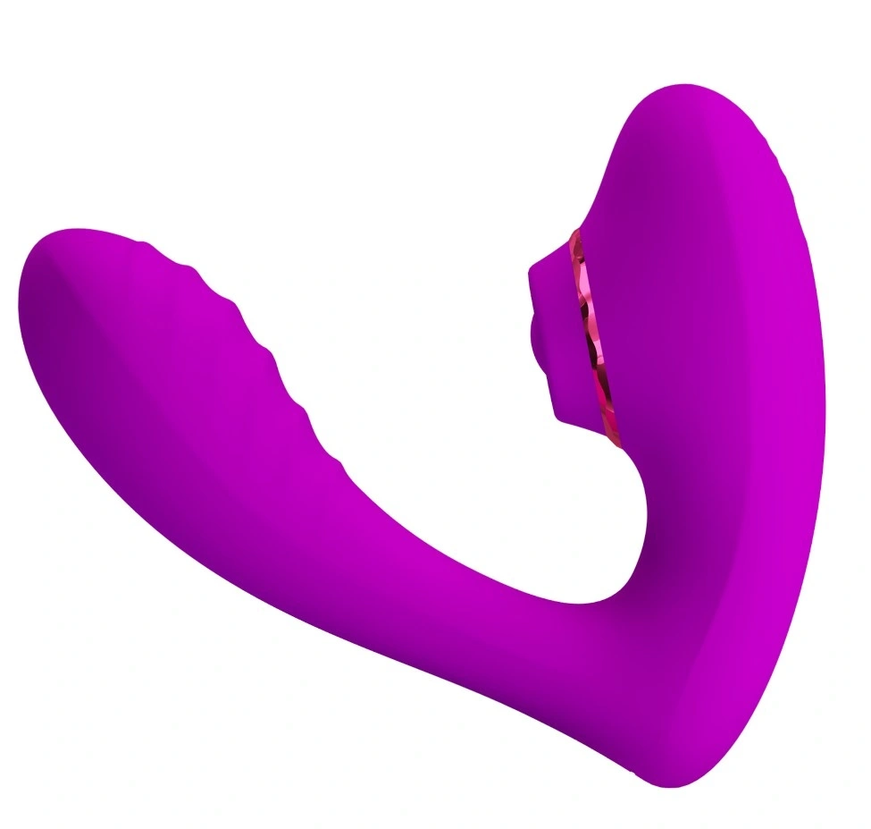 Stimulator Dublu Nauty, 10 Moduri Vibratii, 7 Moduri Tapare, Silicon, USB Magnetic, Mov, #2, Erotic24.ro
