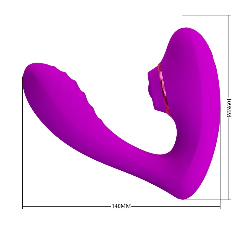 Stimulator Dublu Nauty, 10 Moduri Vibratii, 7 Moduri Tapare, Silicon, USB Magnetic, Mov, #7, Erotic24.ro