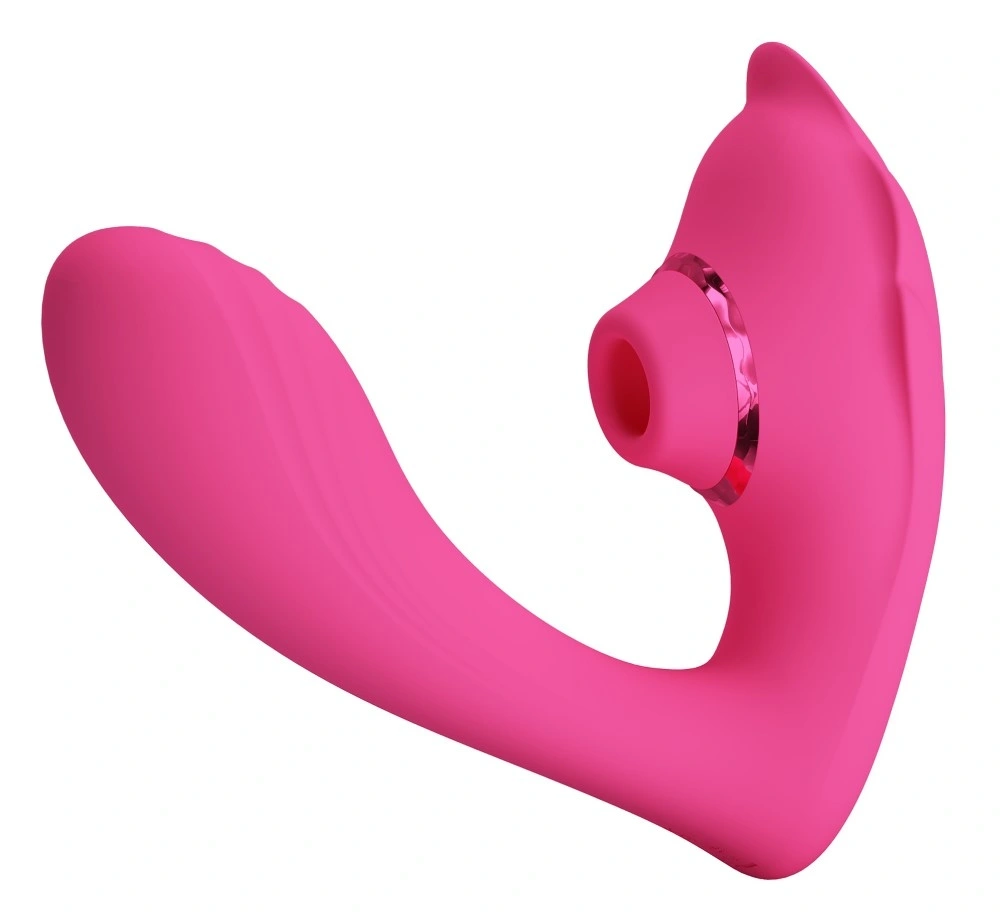 Stimulator Dublu Nemo, 10 Moduri Vibratii, 7 Moduri Tapare, Silicon, USB Magnetic, Roz, #2, Erotic24.ro