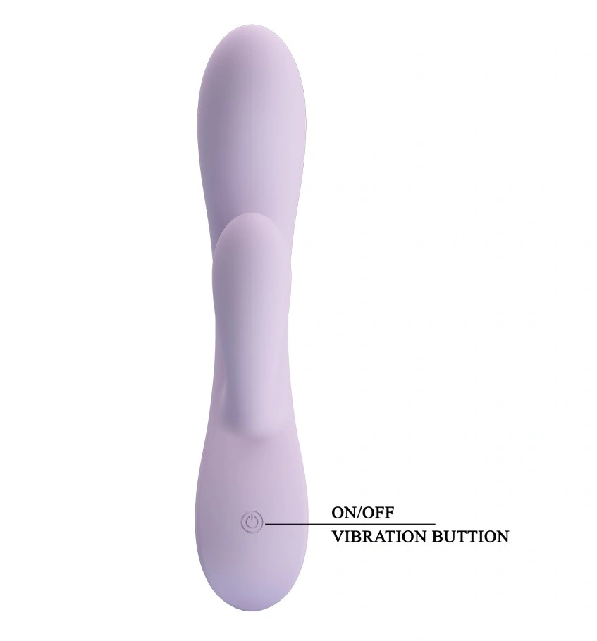 Vibrator Iepuras Rosolyn Super Flexibil, 10 Moduri Vibratii, Silicon Lichid, USB, Lila, 19 cm, #7, Erotic24.ro