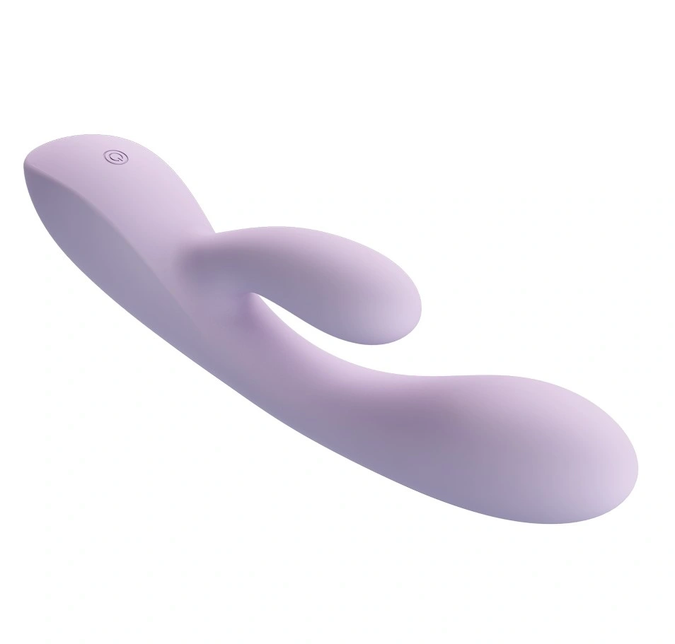 Vibrator Iepuras Rosolyn Super Flexibil, 10 Moduri Vibratii, Silicon Lichid, USB, Lila, 19 cm, #5, Erotic24.ro