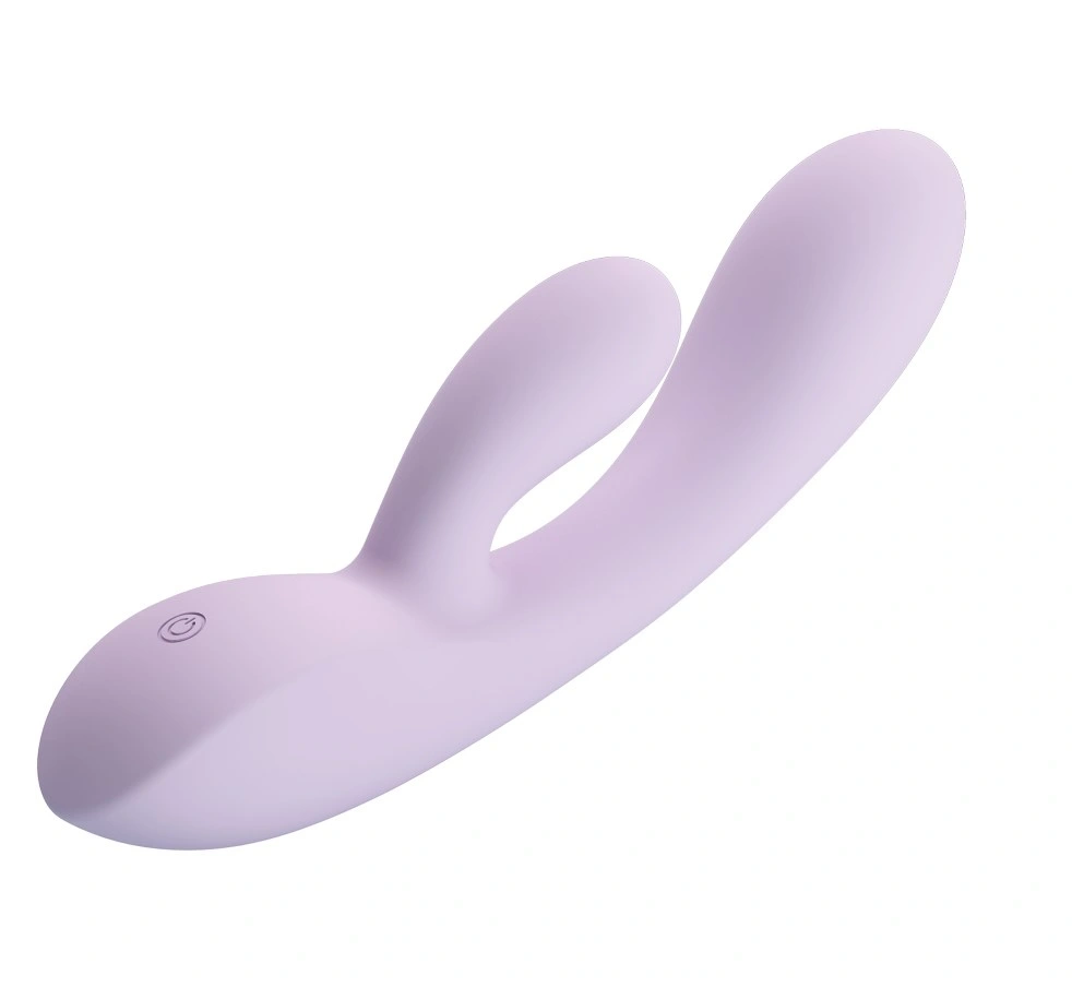 Vibrator Iepuras Rosolyn Super Flexibil, 10 Moduri Vibratii, Silicon Lichid, USB, Lila, 19 cm, #6, Erotic24.ro