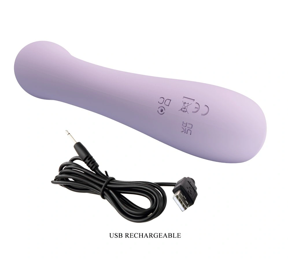 Vibrator Iepuras Rosolyn Super Flexibil, 10 Moduri Vibratii, Silicon Lichid, USB, Lila, 19 cm, #9, Erotic24.ro