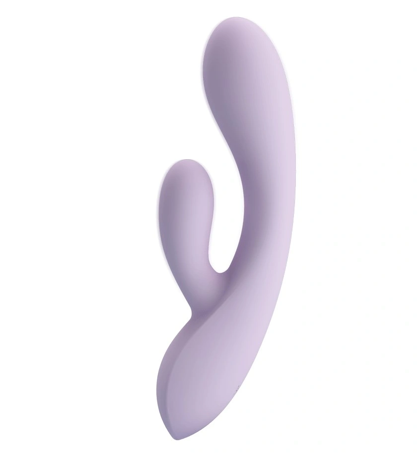 Vibrator Iepuras Rosolyn Super Flexibil, 10 Moduri Vibratii, Silicon Lichid, USB, Lila, 19 cm, #3, Erotic24.ro