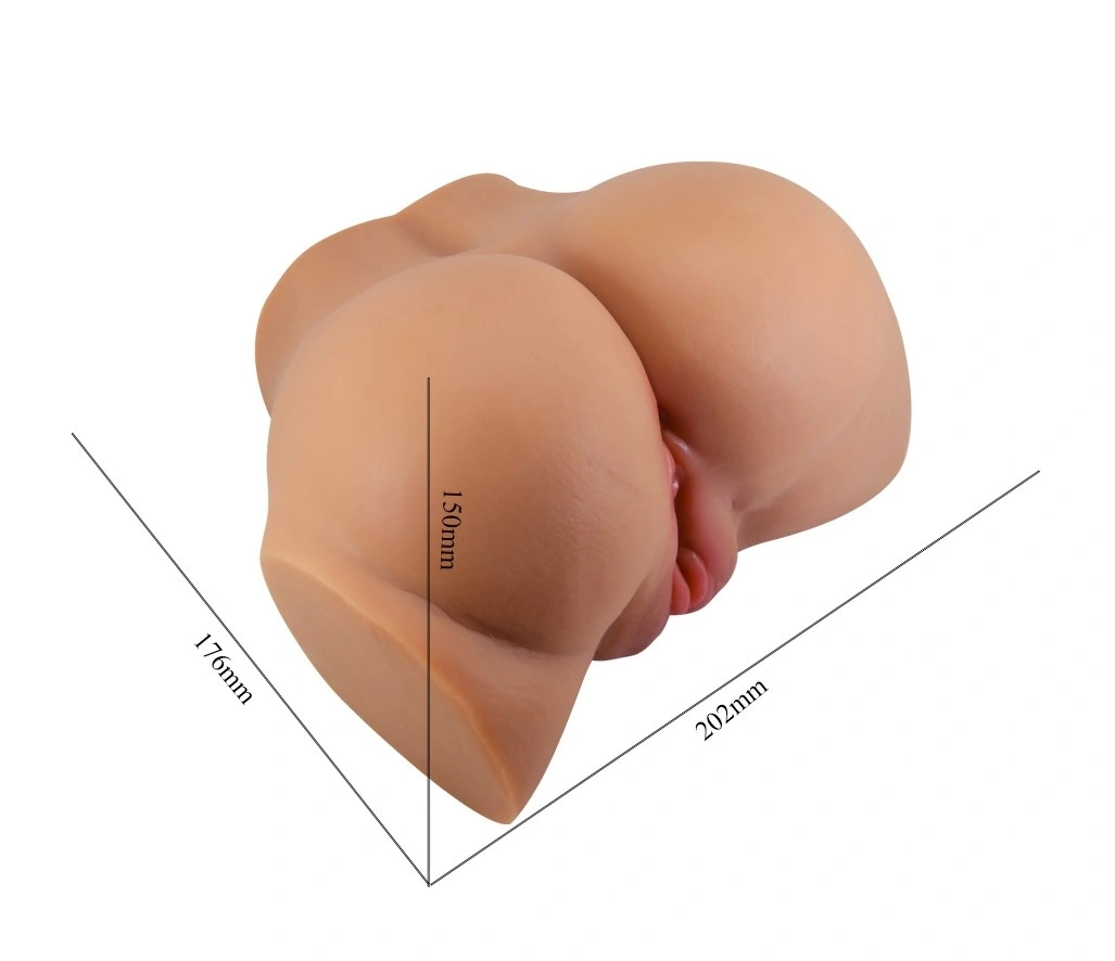 Masturbator Emilia cu Glont Vibrator Vagin, Anus, TPR, Natural, 1.8 kg, Nr. 7, Erotic24.ro