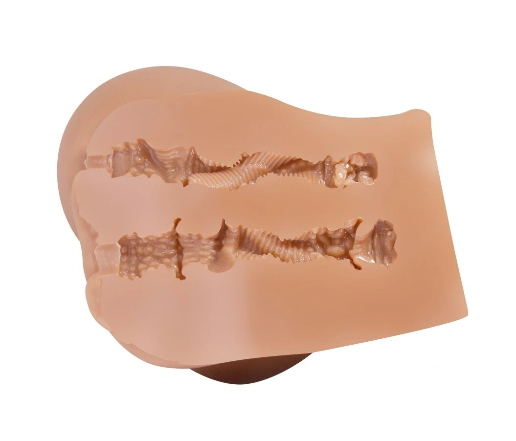 Masturbator Emilia cu Glont Vibrator Vagin, Anus, TPR, Natural, 1.8 kg, Nr. 6, Erotic24.ro