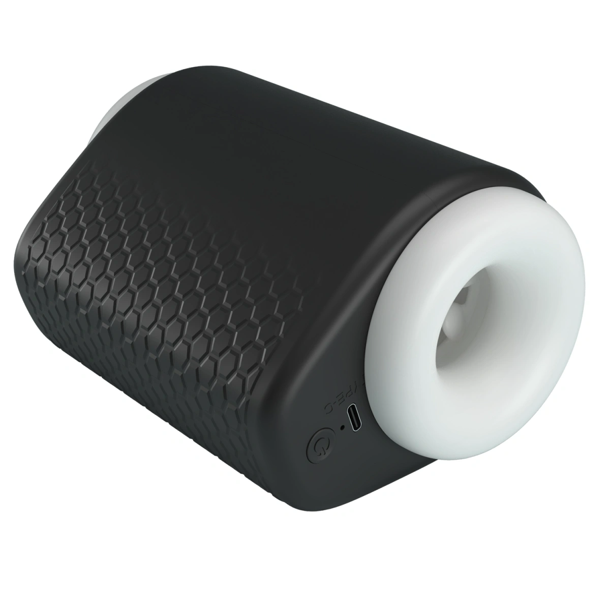 Masturbator DJ Girl, 5 Moduri Vibratii, 5 Moduri Impingere, TPR, USB, Alb, 15.6 cm, #6, Erotic24.ro