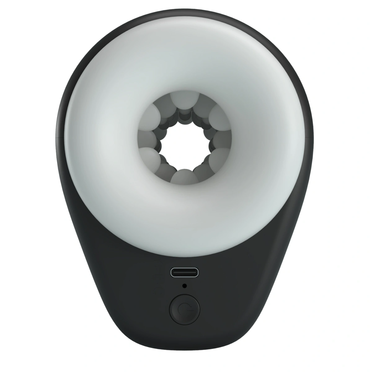 Masturbator DJ Girl, 5 Moduri Vibratii, 5 Moduri Impingere, TPR, USB, Alb, 15.6 cm, #3, Erotic24.ro