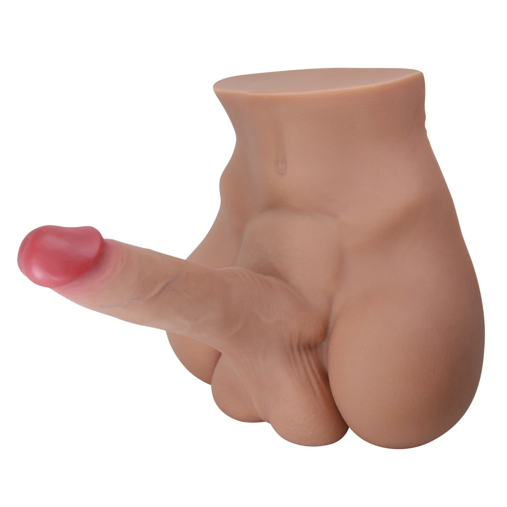 Masturbator Penis Bendable si Anus Crazy Bull Ryhne, LifeLike Material, Natural, 24.6 cm, #6, Erotic24.ro