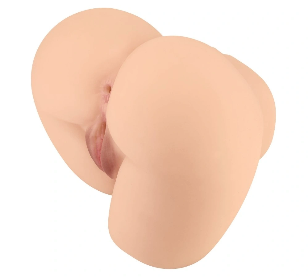 Masturbator Dublu Rolonda Vagin si Anus, TPR Realist, Natural, 1.5 kg, #3, Erotic24.ro