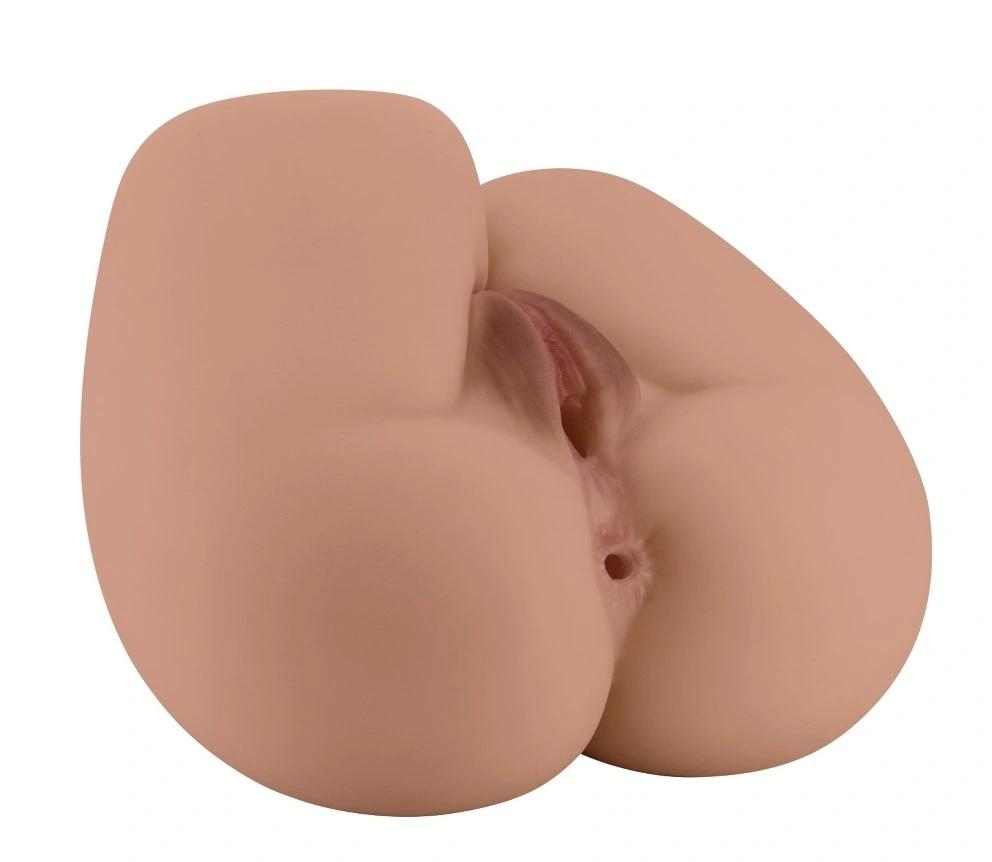 Masturbator Dublu Bernace Vagin si Anus, Ou Vibrator Multispeed, TPR Realist, Natural, 1.5 kg, #2, Erotic24.ro