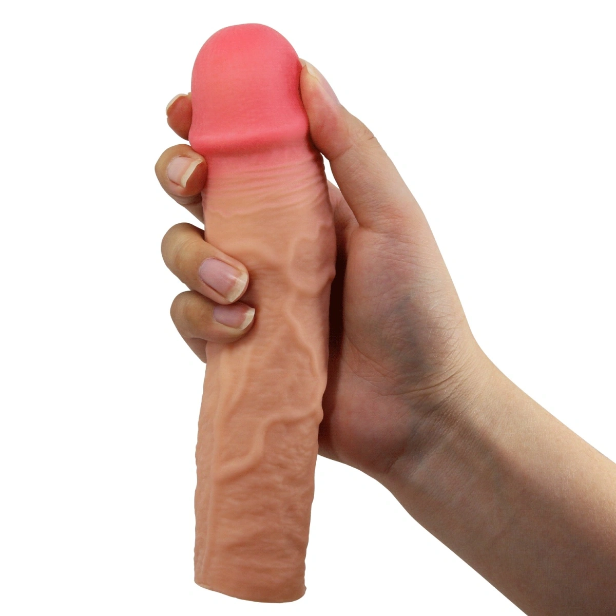 Prelungitor Penis Stevenson, TPR, Natural, 20.5 cm, #9, Erotic24.ro