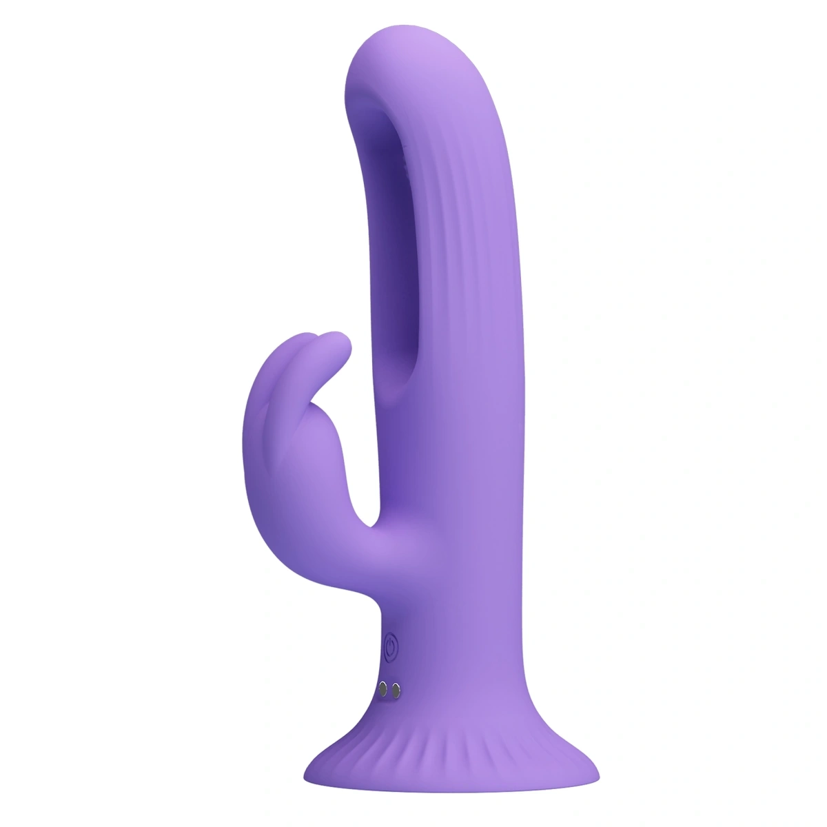 Vibrator Rabbit Killmoulis cu Ventuza, 12 Moduri Vibratii, 4 Moduri Leganare, Silicon, USB, Mov, 17.5 cm, #2, Erotic24.ro