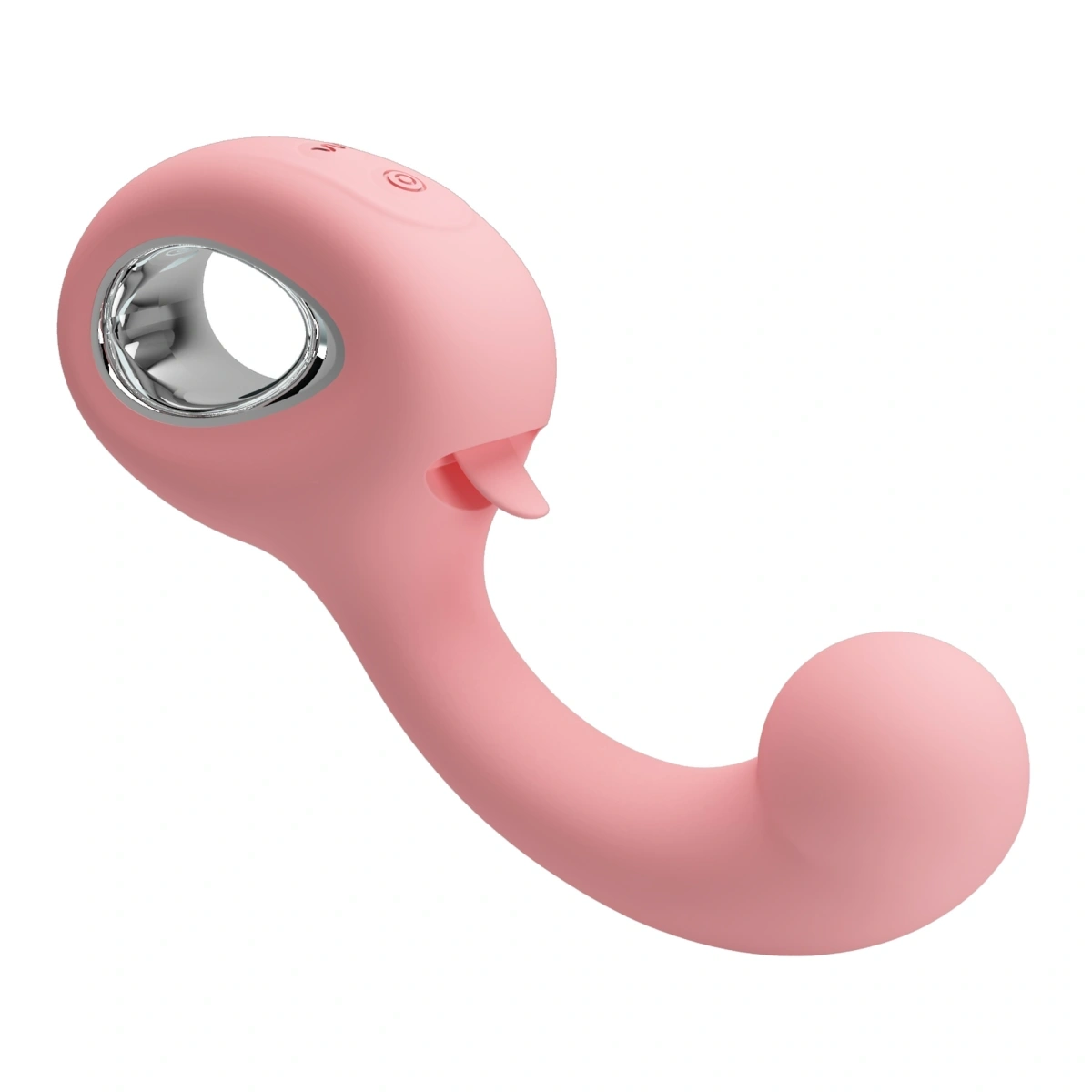 Vibrator Erynnyes, 15 Moduri Stimulatoare, Silicon, USB, Roz, 15.4 cm, #3, Erotic24.ro