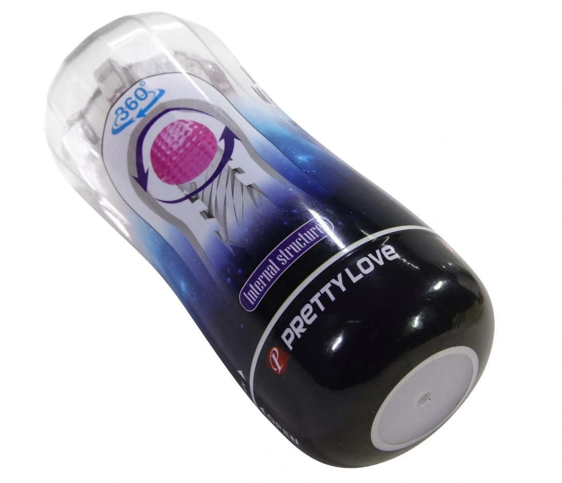 Masturbator Aquaris Structure cu Bila de Intensitate, TPE, Roz, 17 cm, Nr. 6, Erotic24.ro