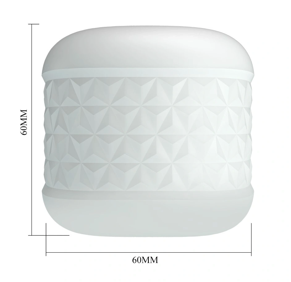 Masturbator Crystle, Interior Striat, Material TPE Super Moale, Alb, #6, Erotic24.ro