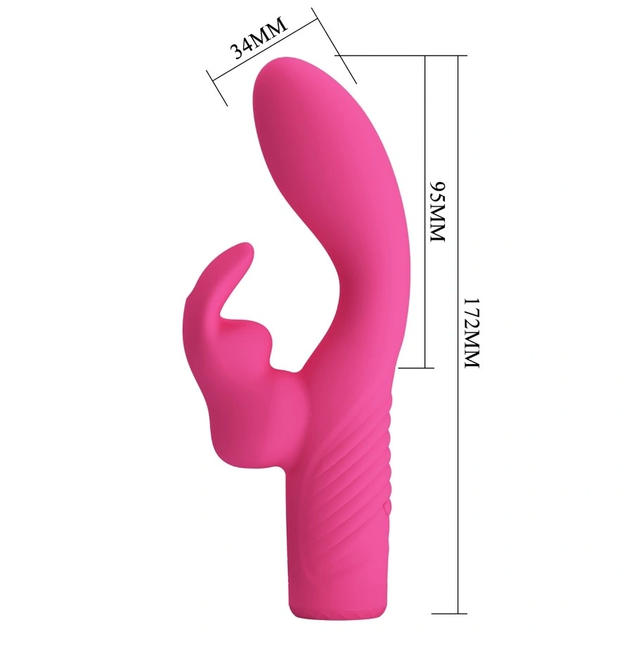 Vibrator Iepuras Elivia, 10 Moduri Vibratii, USB Magnetic, Roz, 17.2 cm, Nr. 5, Erotic24.ro