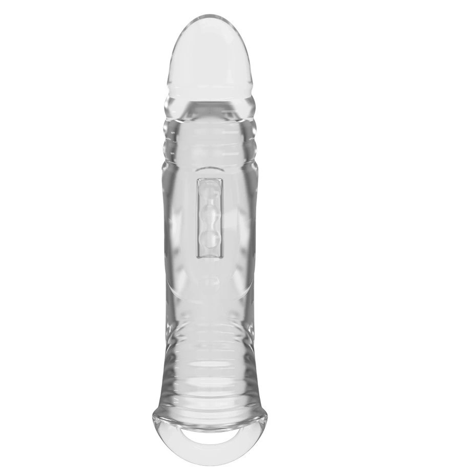 Prelungitor Penis Zac +4 cm, TPE, Transparent, #2, Erotic24.ro