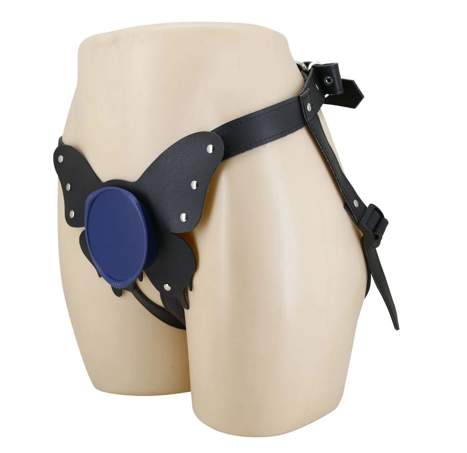 Ham Harness Briefs Caludio II, Fixare cu Ventuza, Negru/Albastru, #3, Erotic24.ro