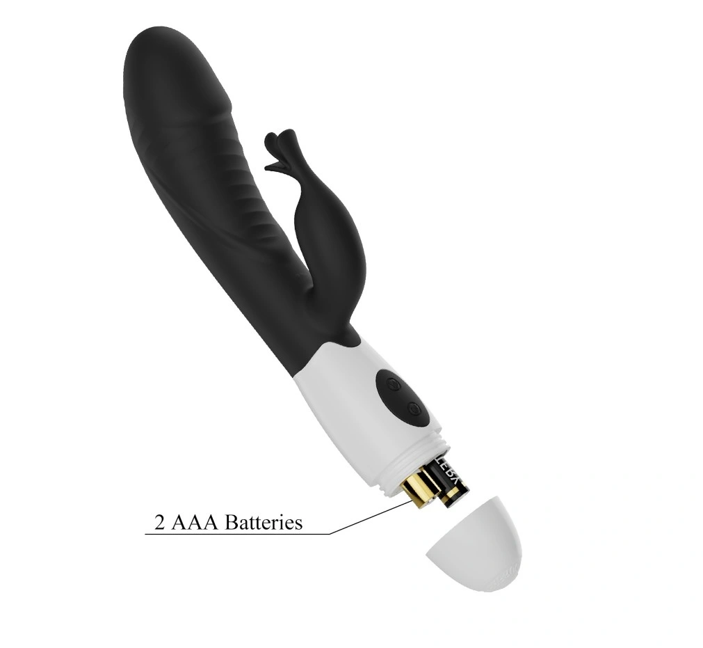 Vibrator Rabbit Rasmussen 30 Moduri Vibratii, Silicon, Negru, 19.8 cm, Nr. 7, Erotic24.ro