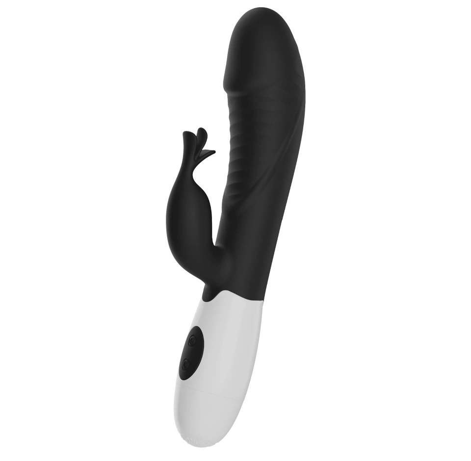Vibrator Rabbit Rasmussen 30 Moduri Vibratii, Silicon, Negru, 19.8 cm, Nr. 1, Erotic24.ro