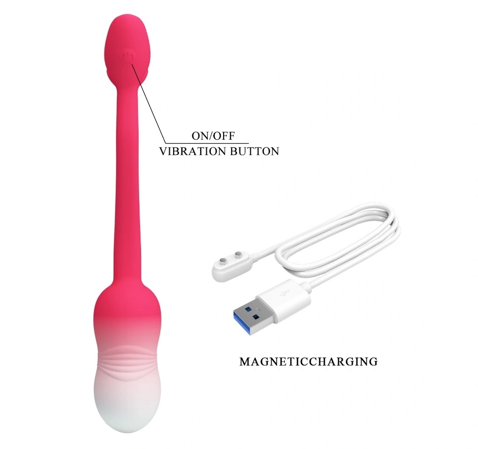 Ou Vibrator Poulsen, Bluetooth Control Free App, Silicon, USB, Roz, Nr. 8, Erotic24.ro