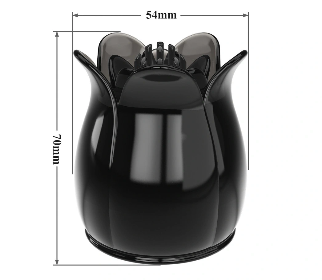 Atasament pentru Vibratoarele Wand, Secret Garden, TPE, Negru, Nr. 4, Erotic24.ro