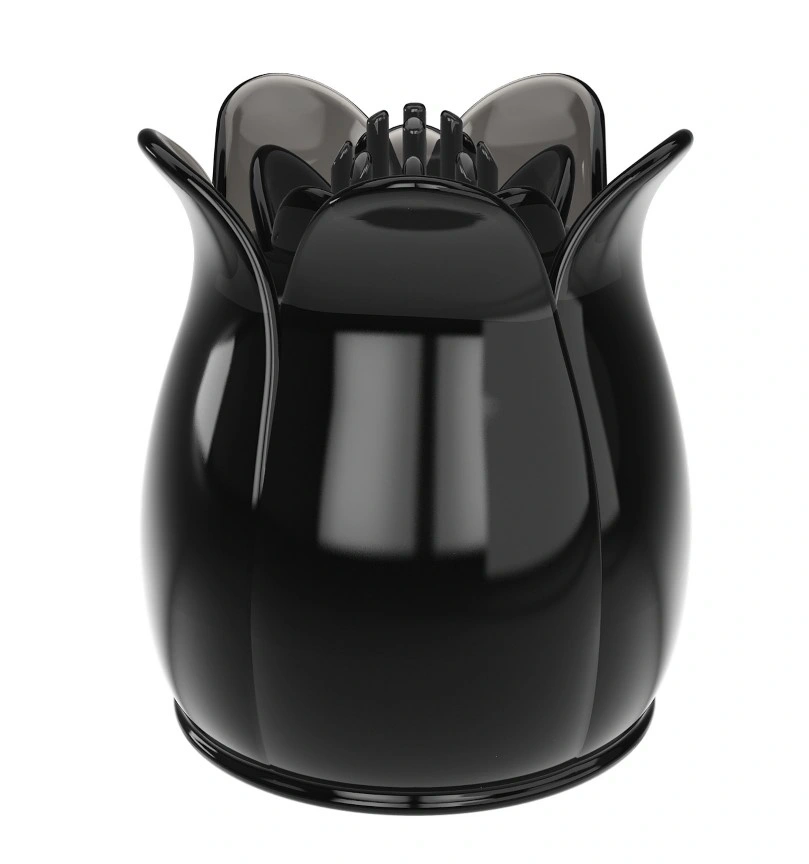 Atasament pentru Vibratoarele Wand, Secret Garden, TPE, Negru, Nr. 2, Erotic24.ro