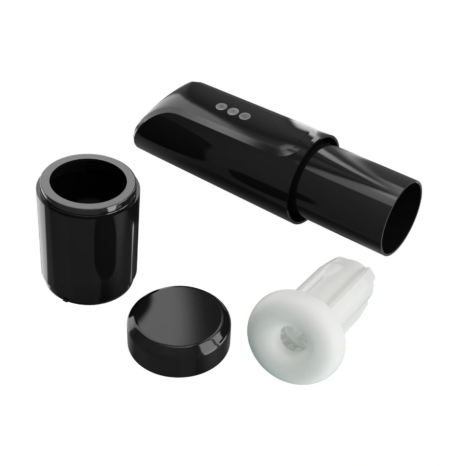 Masturbator Larissa, Display LED, 7 Moduri Vibratii, 7 Moduri Suctiune, USB, 27.8 cm, #9, Erotic24.ro