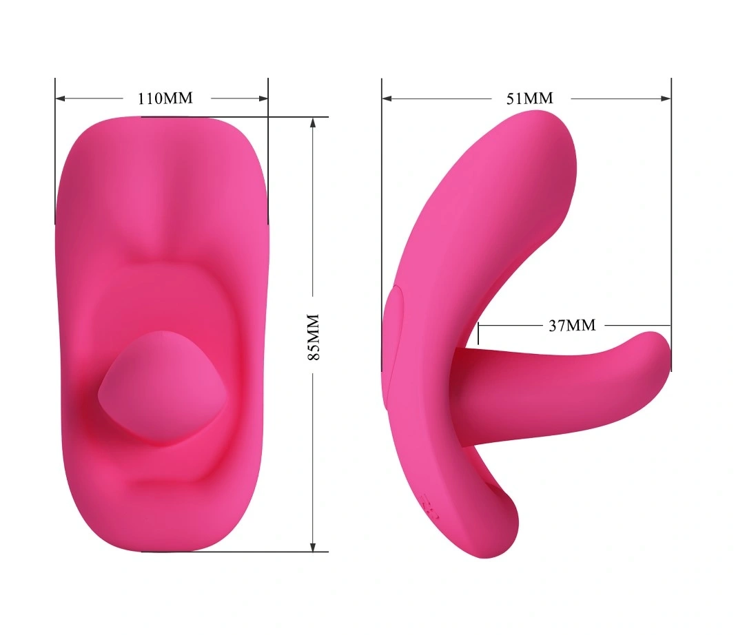 Stimulator Hazelynn Control Bluetooth, Aplicatie Mobila, Silicon, USB Magnetic, Roz, #8, Erotic24.ro