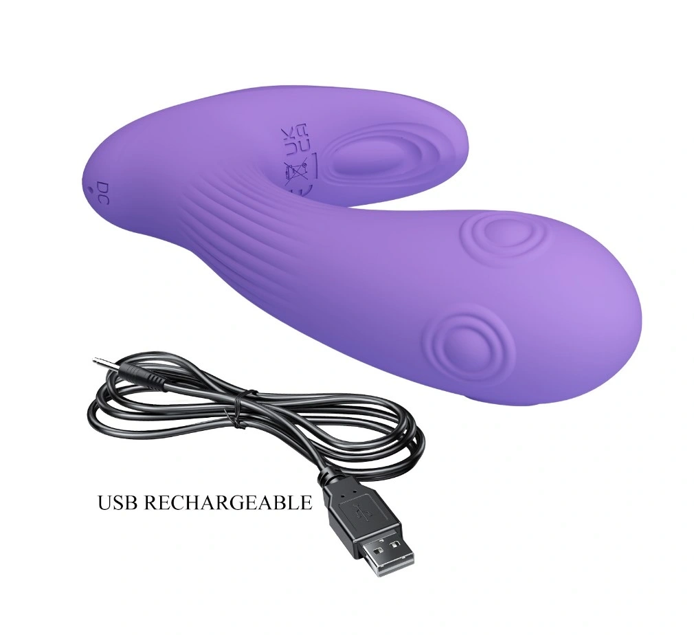 Vibrator Andromeda, 7 Moduri Tapare, 7 Moduri Vibratii, Silicon, USB, Mov, 10.5 cm, #8, Erotic24.ro