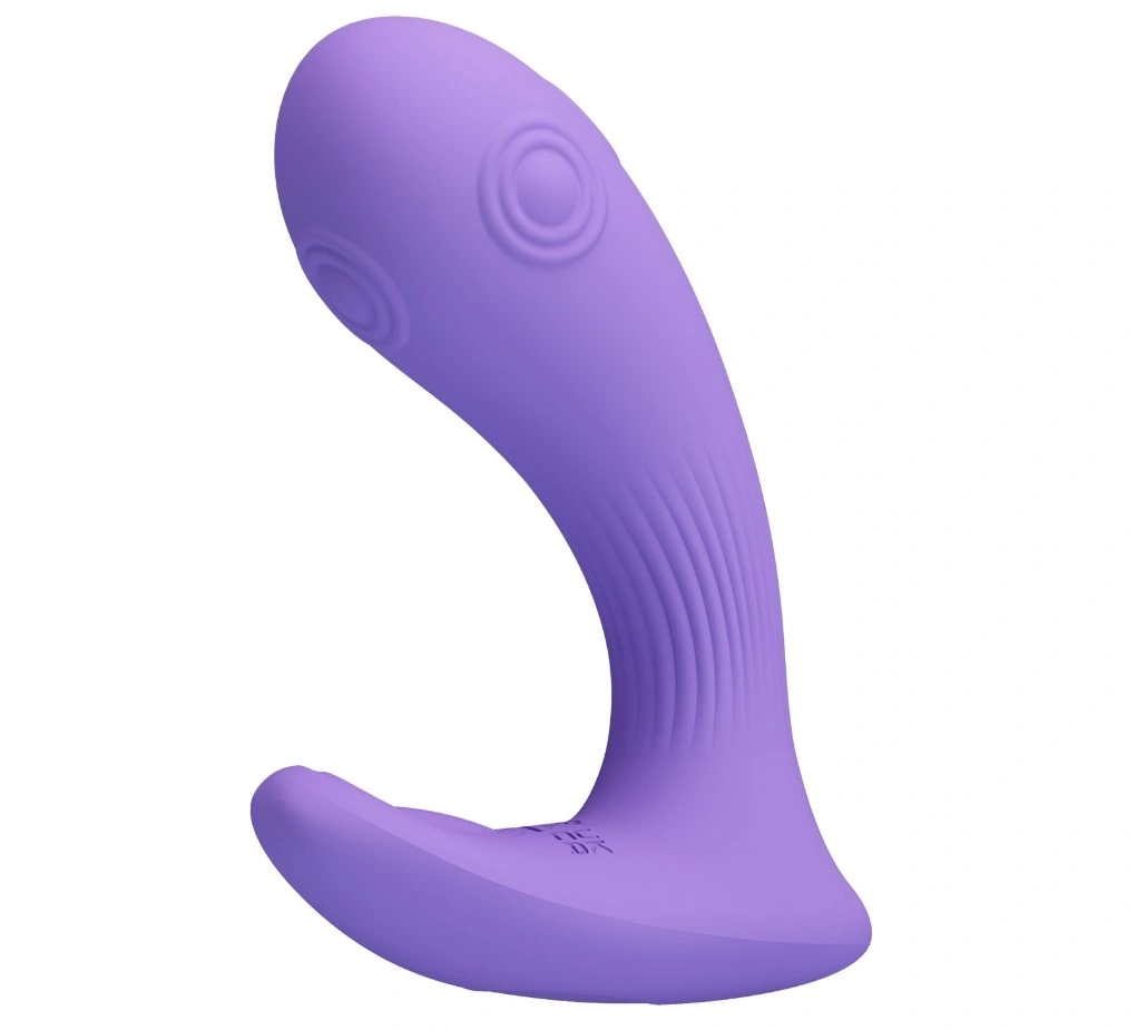 Vibrator Andromeda, 7 Moduri Tapare, 7 Moduri Vibratii, Silicon, USB, Mov, 10.5 cm, #2, Erotic24.ro