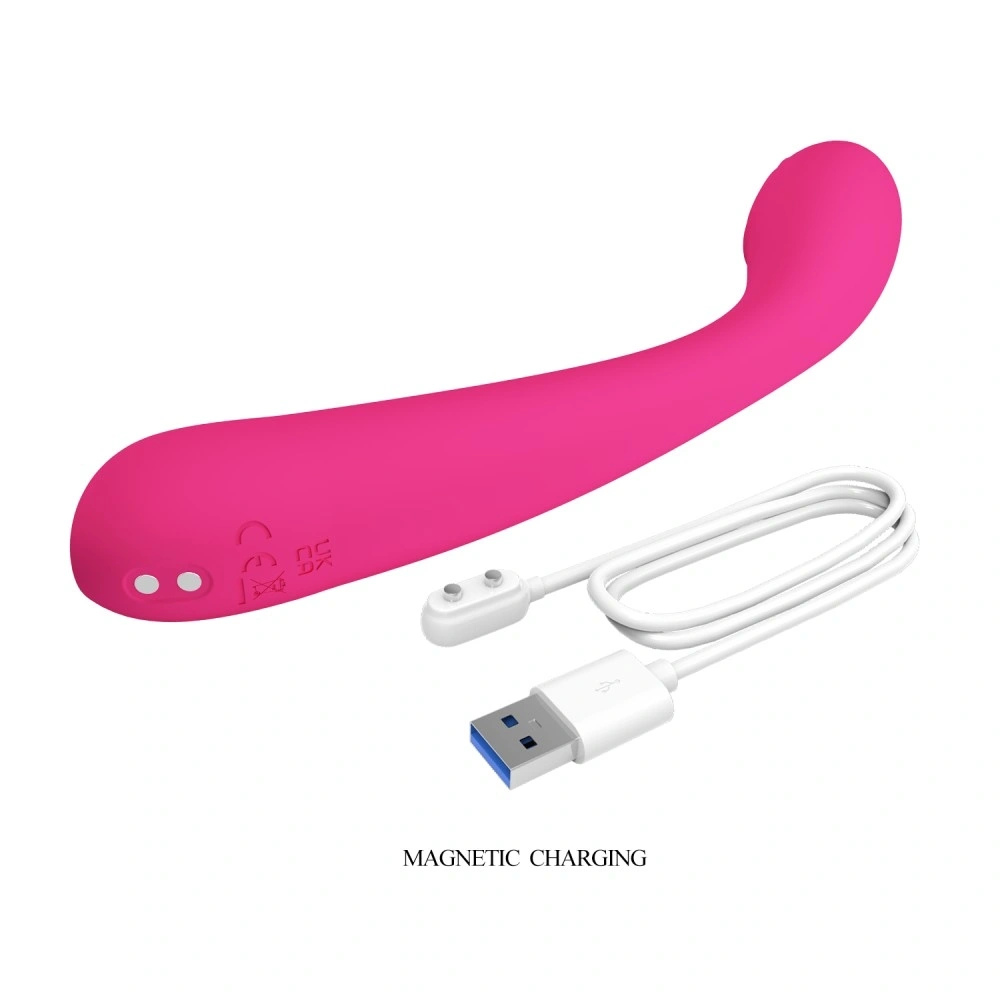 Vibrator Jessica, 10 Moduri Vibratii Puternice, Silicon, USB, Roz, 15.8 cm, Nr. 4, Erotic24.ro