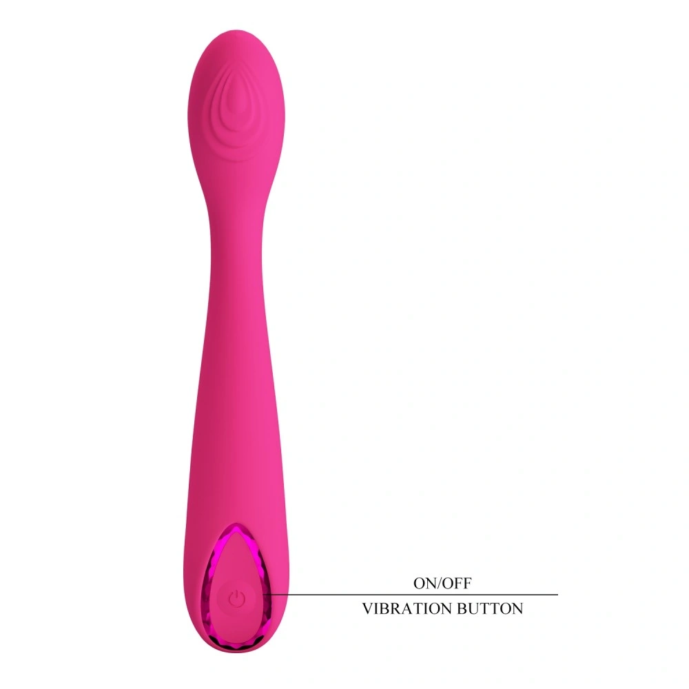 Vibrator Jessica, 10 Moduri Vibratii Puternice, Silicon, USB, Roz, 15.8 cm, Nr. 6, Erotic24.ro