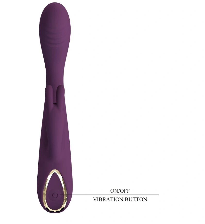 Vibrator Iepuras Emma, 10 Moduri Vibratii Puternice, Silicon, USB Magnetic, Mov, 15.8 cm, #5, Erotic24.ro