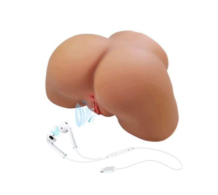 Masturbator Crazy Bull Ilana, Vibratii, Suctiune, Voce Senzuala, TPR, USB, Maro, 7 kg, #1, Erotic24.ro