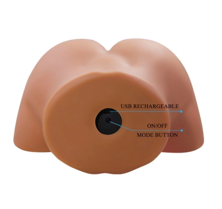 Masturbator Crazy Bull Ilana, Vibratii, Suctiune, Voce Senzuala, TPR, USB, Maro, 7 kg, #3, Erotic24.ro