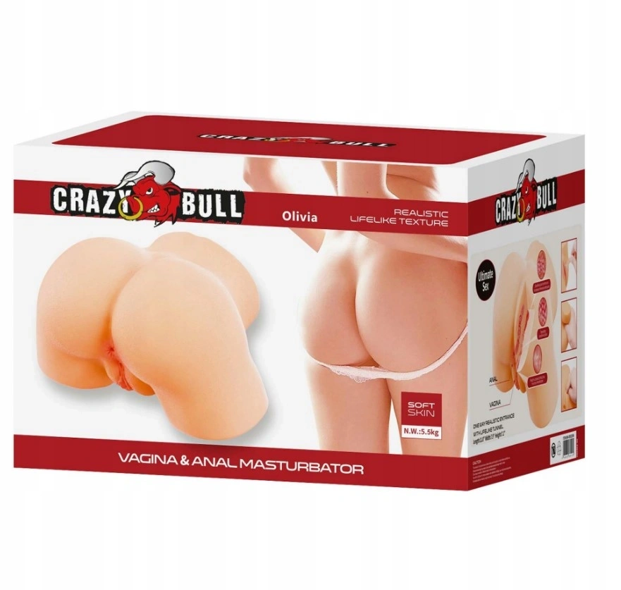 Masturbator Olivia Vagin, Anus, TPE, Natural, 5.5 kg, #6, Erotic24.ro